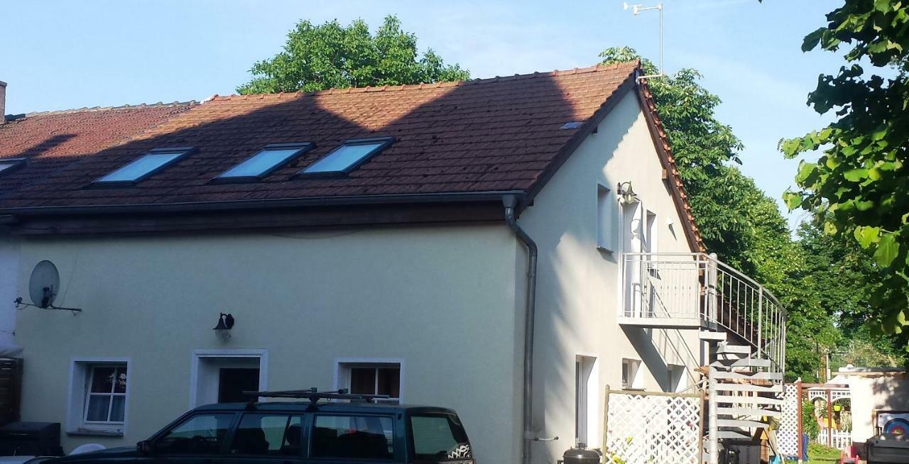 Ferienwohnung Hoffmann Grossdeuben EG Bohlen  Exterior foto
