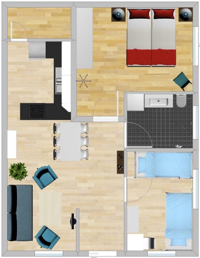 Ferienwohnung Hoffmann Grossdeuben EG Bohlen  Exterior foto